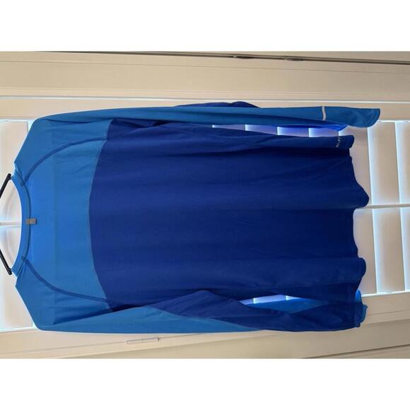 NIKE MILER DRI FIT Womens Long Sleeve Shirt  Blue Running Sz XL - Picture 5 of 5
